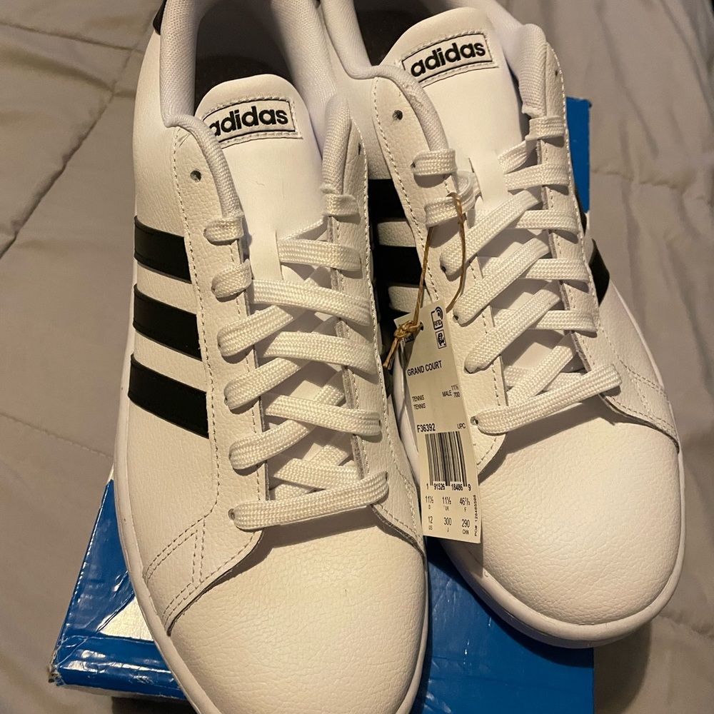 Adidas grand court shoes size 12 men brand new